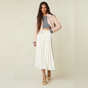 NWOT LoveShackFancy Chica Midi Skirt